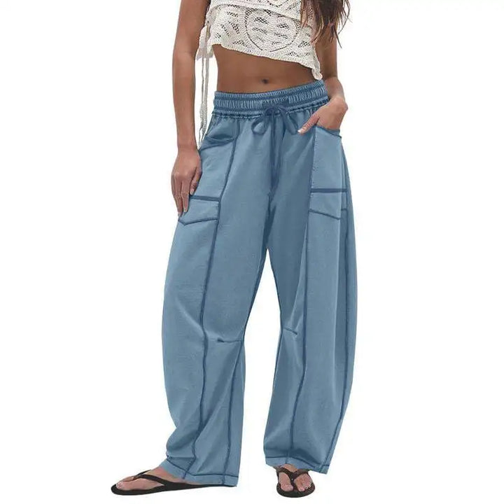 Orlaina™ | Pantalon large coupe décontractée