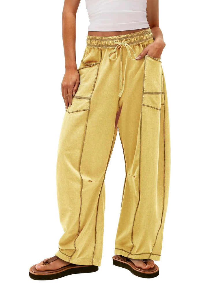 Orlaina™ | Pantalon large coupe décontractée