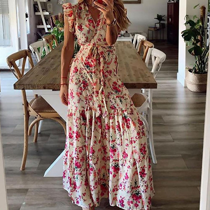 Dahlia™ - Robe longue fleurie
