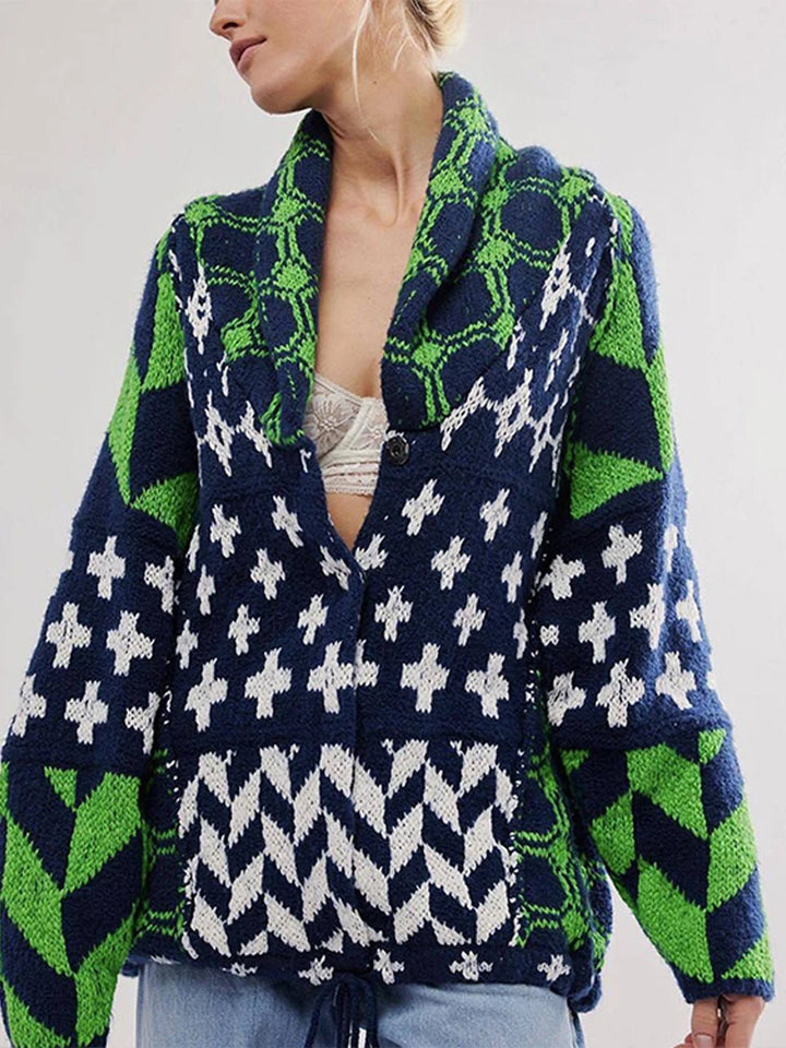 Vintage™ | Knitted V-Neck Cardigan