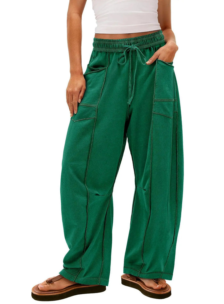 Orlaina™ | Pantalon large coupe décontractée