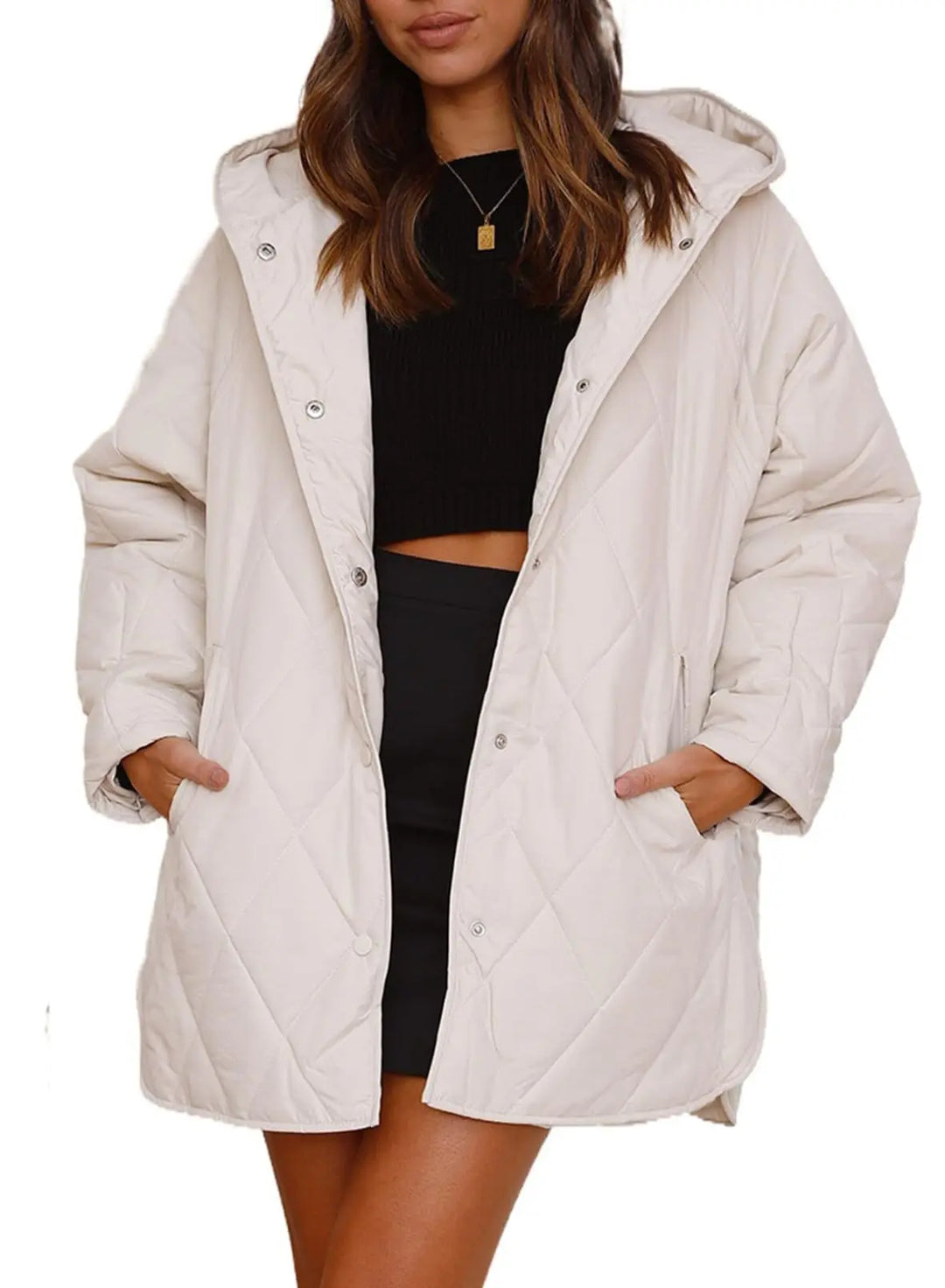 Corvaya™ | Oversized Hooded Winter Coat