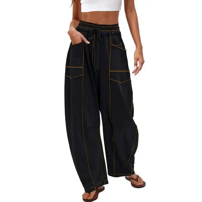 Orlaina™ | Pantalon large coupe décontractée