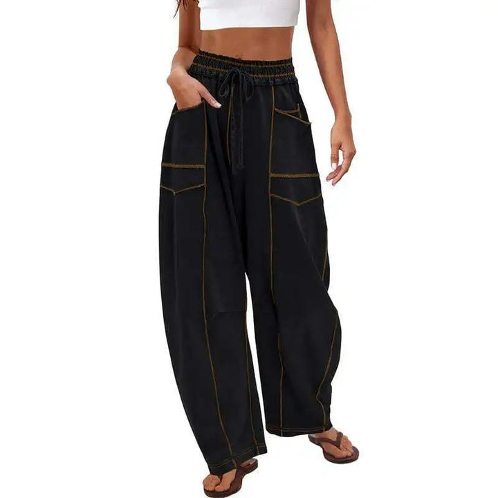 Orlaina™ | Pantalon large coupe décontractée