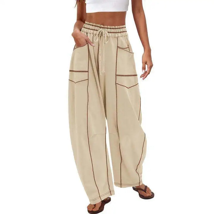 Orlaina™ | Pantalon large coupe décontractée