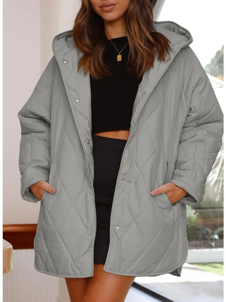 Corvaya™ | Oversized Hooded Winter Coat