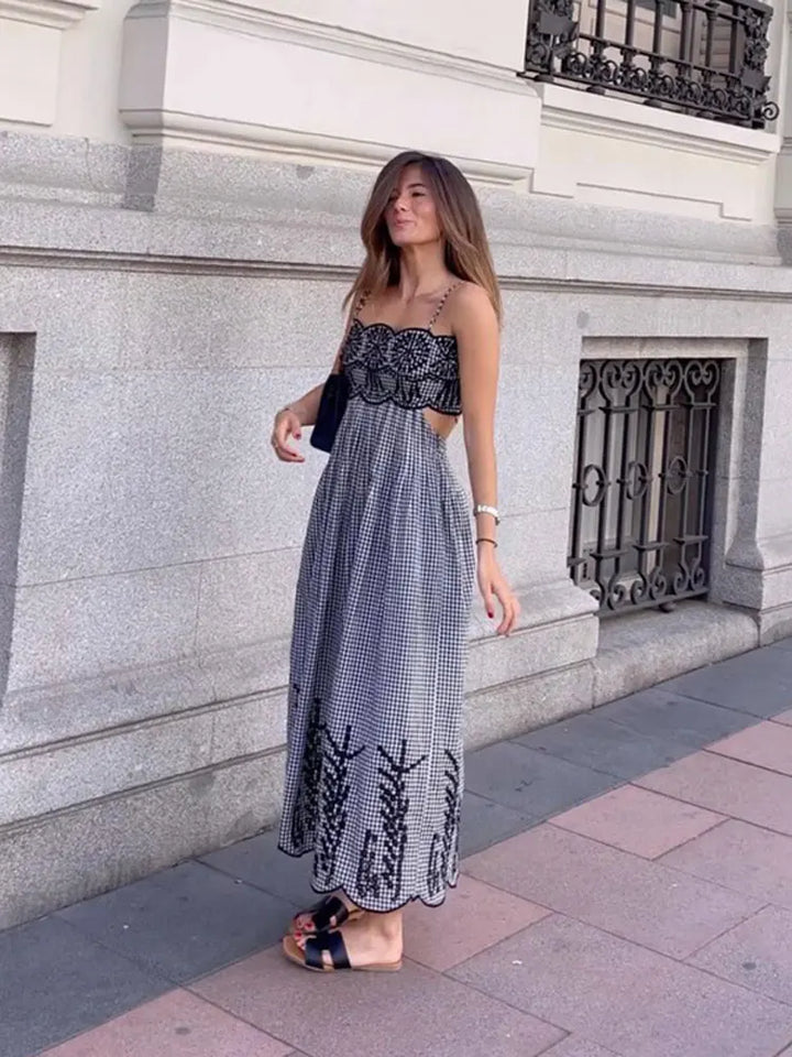 Clara - Robe vichy chic