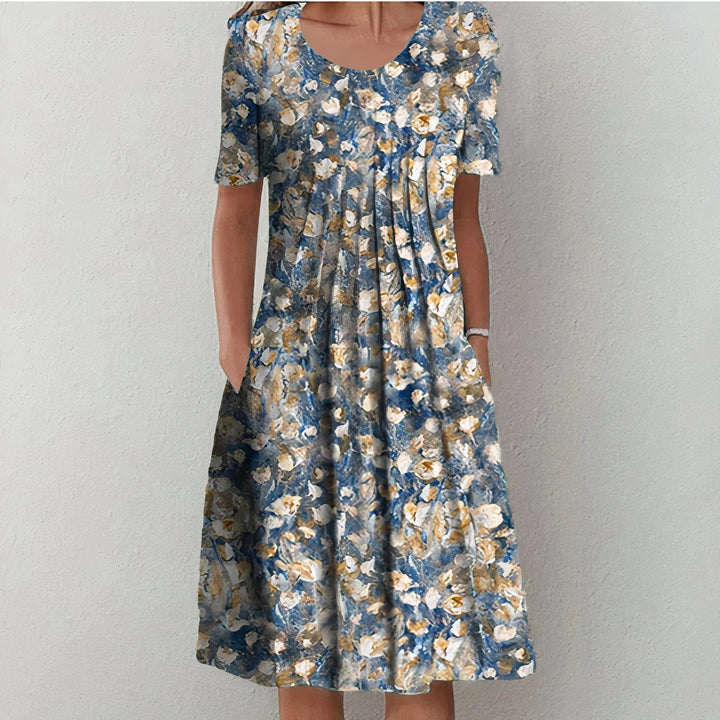 Leilani - Robe de soirée à volants Summer Bloom