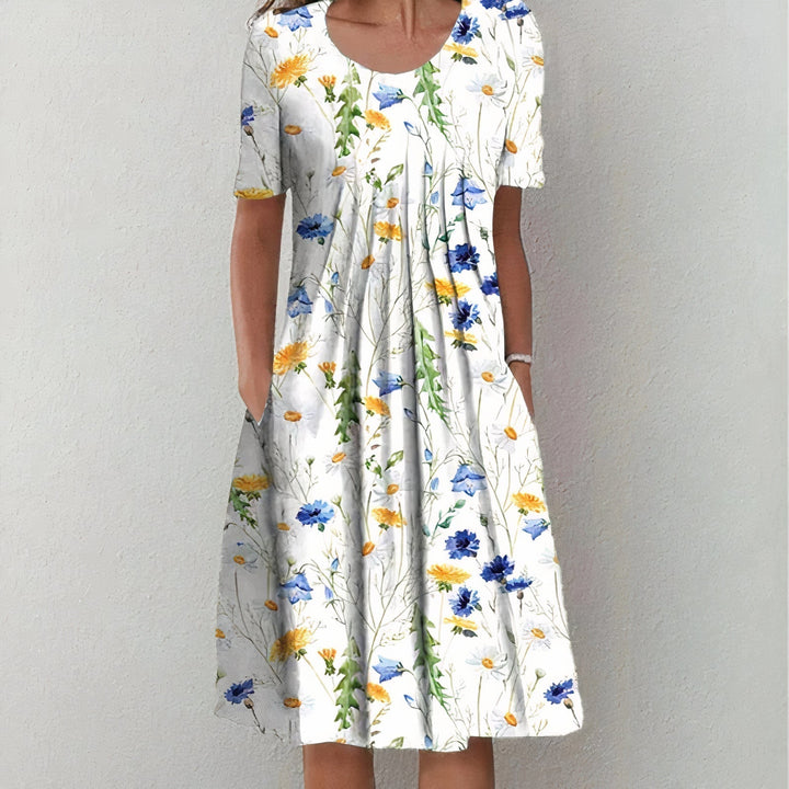 Leilani - Robe de soirée à volants Summer Bloom