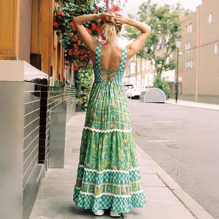 Basilic - Robe longue bohème Sunshine Dreams