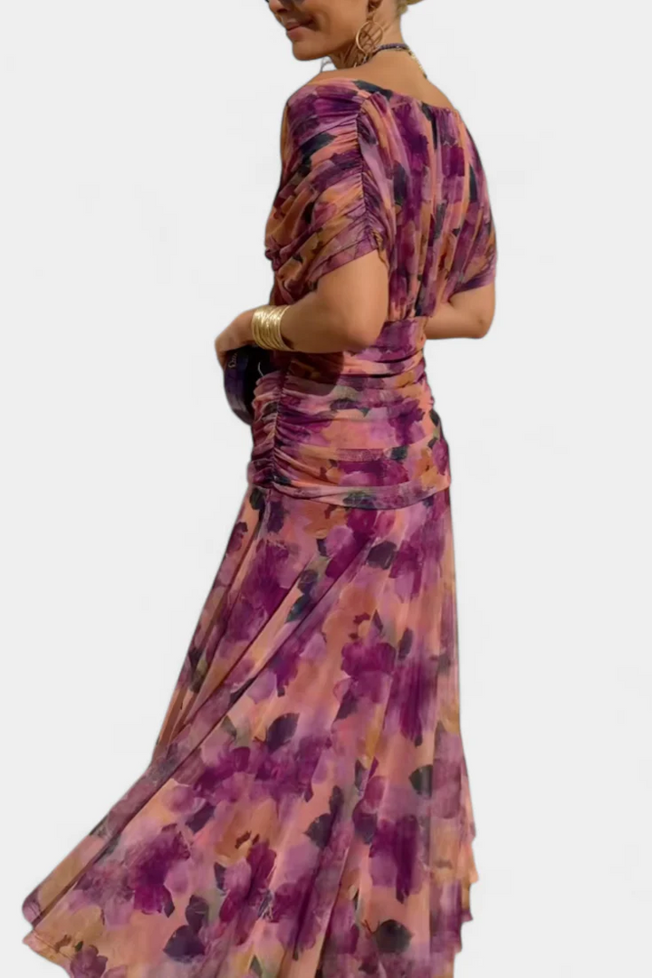 Avyra™ | Luxe V-Neck Dress