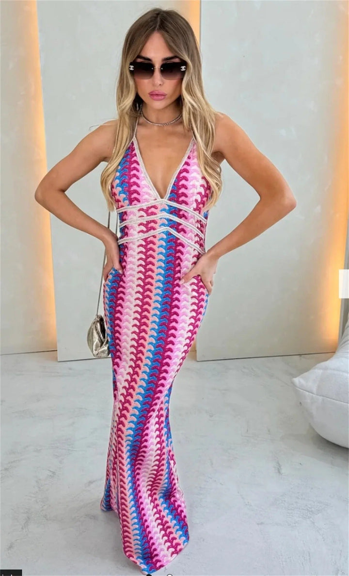 Andie™ - Robe chic à col en V 