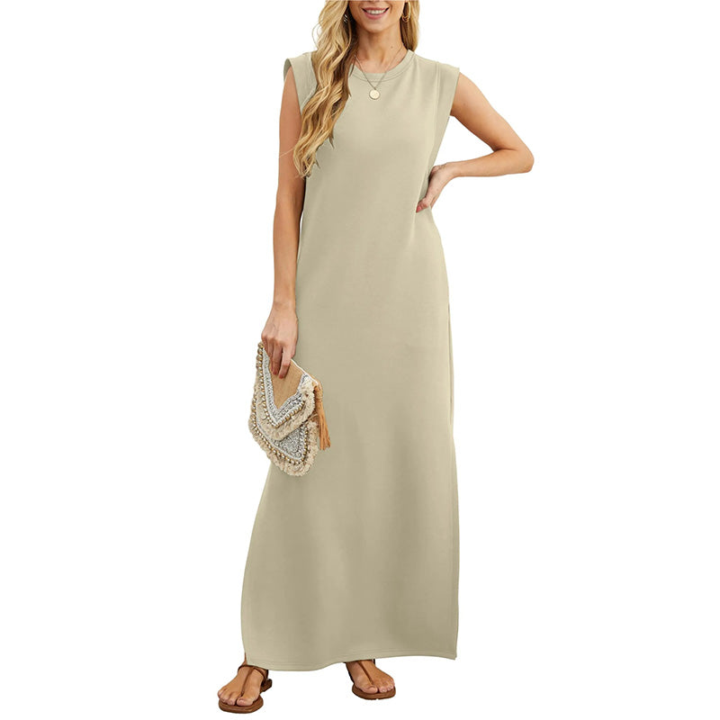 Yllona™ - Robe longue décontractée sans manches