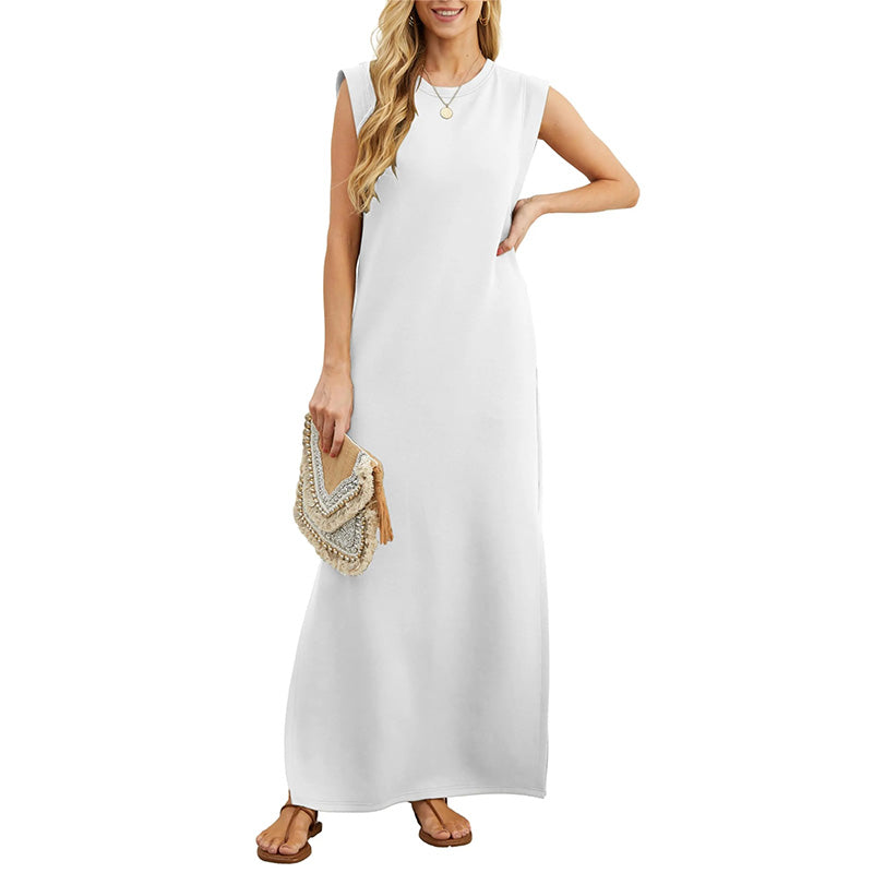 Yllona™ - Robe longue décontractée sans manches