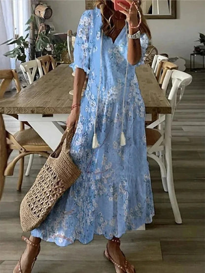 Dianna - Robe bohème couvrant le ventre 