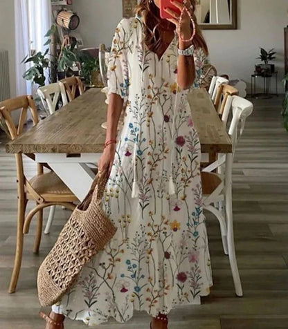 Dianna - Robe bohème couvrant le ventre 