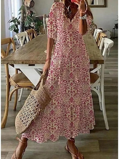 Dianna - Robe bohème couvrant le ventre 