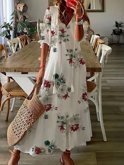 Dianna - Robe bohème couvrant le ventre 